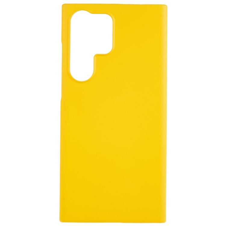 For Samsung Galaxy S23 Ultra Hard Plastic Rubberized Glossy Phone Back Case Drop Resistant Cellphone Cover
