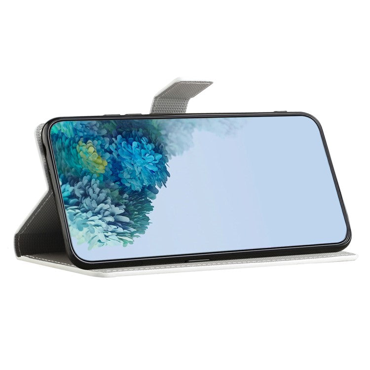 For Samsung Galaxy S23 Phone Case, Pattern Printing Full Protection PU Leather Folio Flip Wallet Cover with Stand