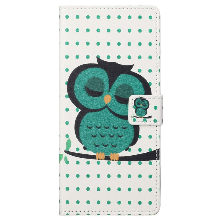 For Samsung Galaxy S23 Phone Case, Pattern Printing Full Protection PU Leather Folio Flip Wallet Cover with Stand