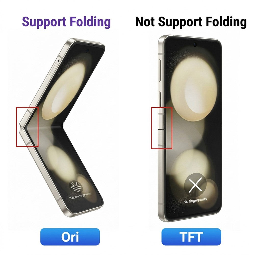 For Samsung Galaxy Z Flip4 5G F721 (Large Screen) Grade C LCD Screen and Digitizer Assembly Replacement Part (TFT Technology) (Without Logo)