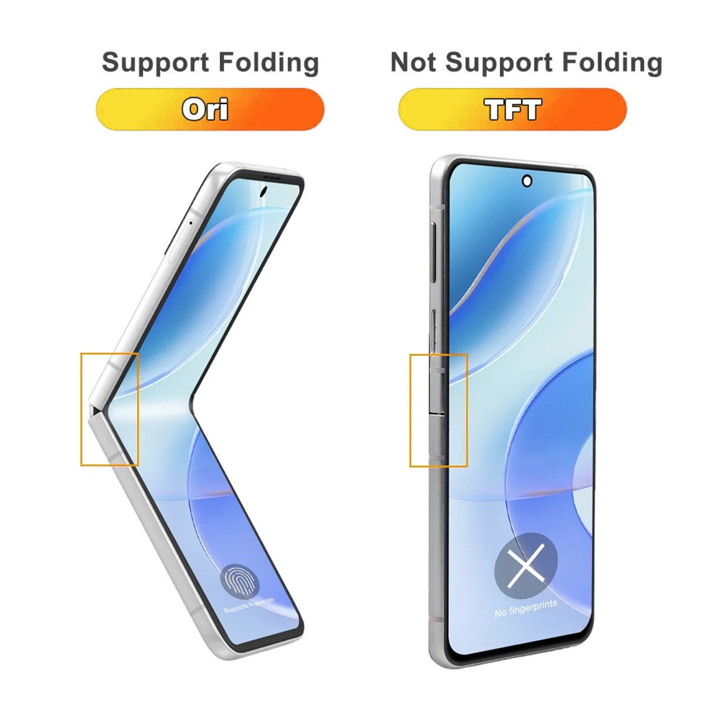 For Samsung Galaxy Z Flip6 5G F741 (Large Screen) Grade C LCD Screen and Digitizer Assembly Replacement Part (TFT Technology) (Without Logo)
