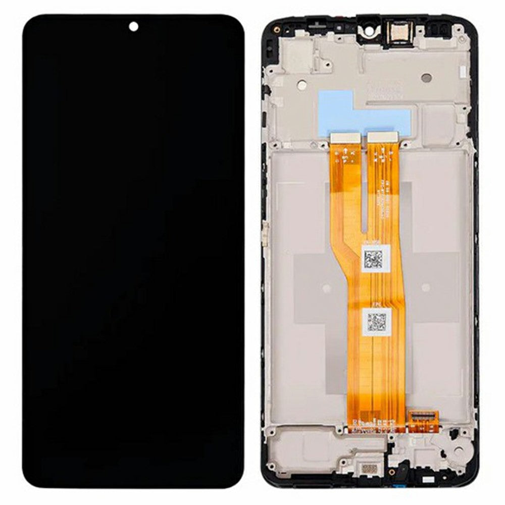 For Samsung Galaxy A07 4G A075 Grade C LCD Screen and Digitizer Assembly + Frame Part (Without Logo)