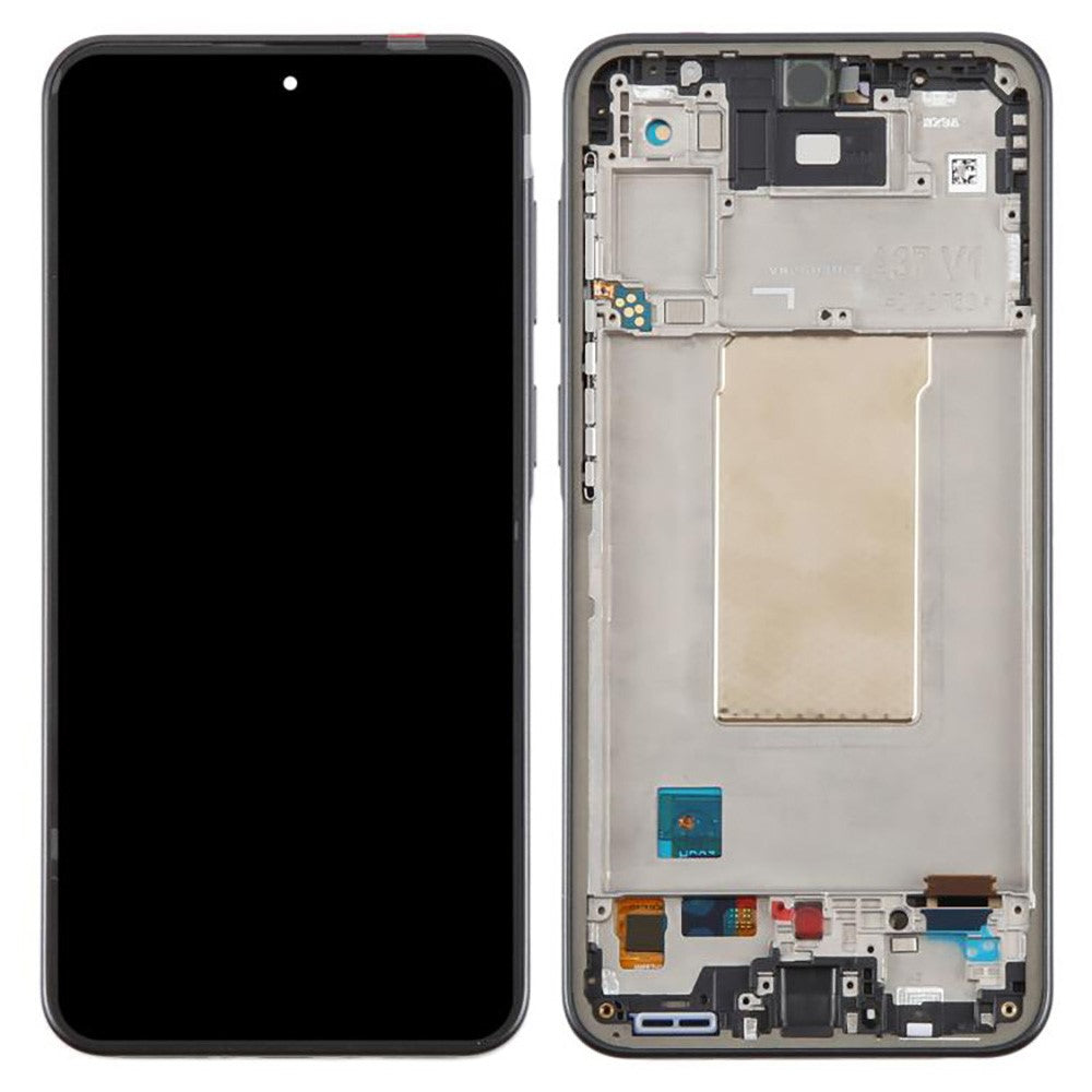 For Samsung Galaxy A37 5G A376 OEM Grade S AMOLED Screen and Digitizer Assembly + Frame (without Logo)