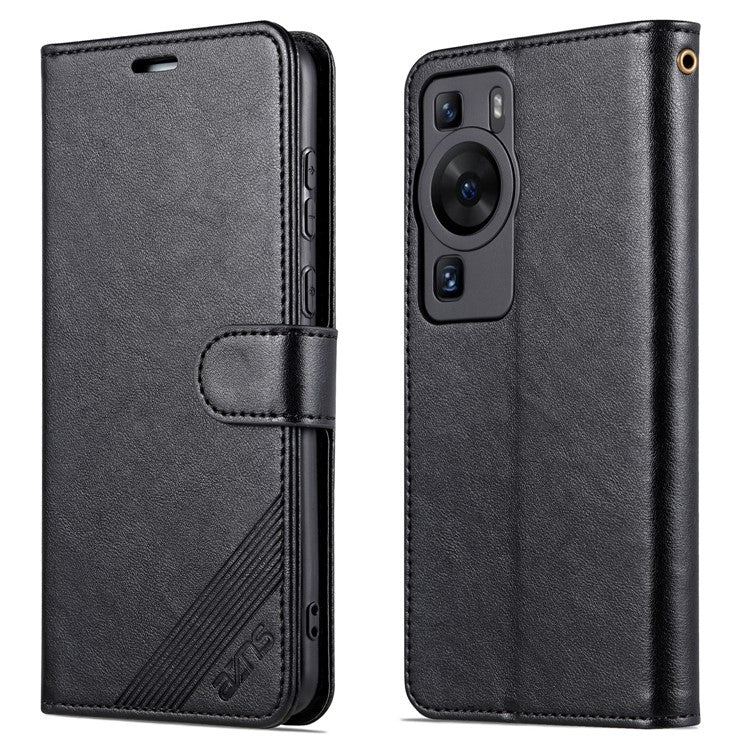 AZNS för Huawei P60 / P60 Pro telefonfodral Anti-Drop PU läder telefonfodral