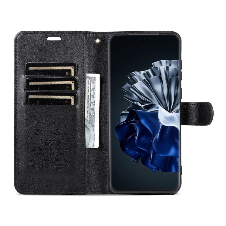 AZNS för Huawei P60 / P60 Pro telefonfodral Anti-Drop PU läder telefonfodral