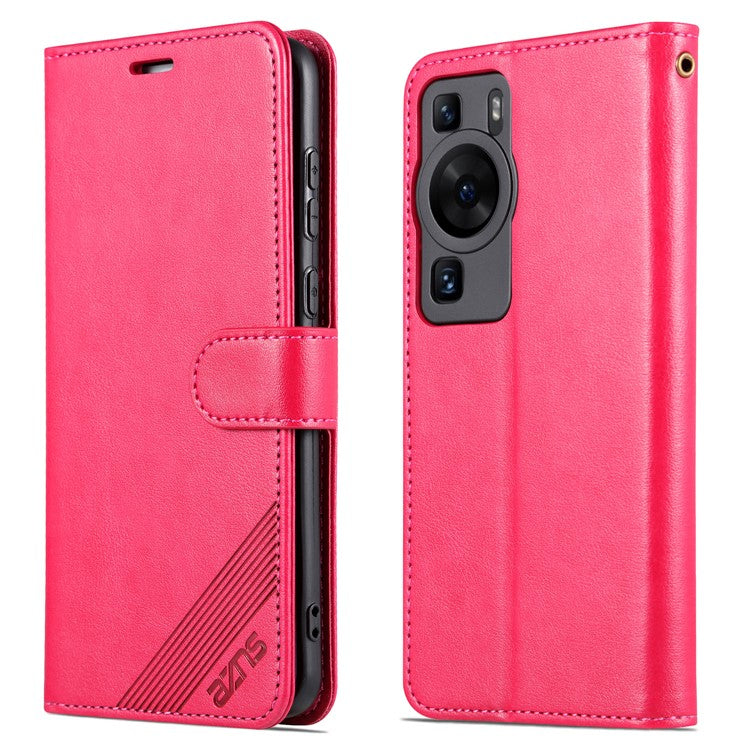 AZNS för Huawei P60 / P60 Pro telefonfodral Anti-Drop PU läder telefonfodral