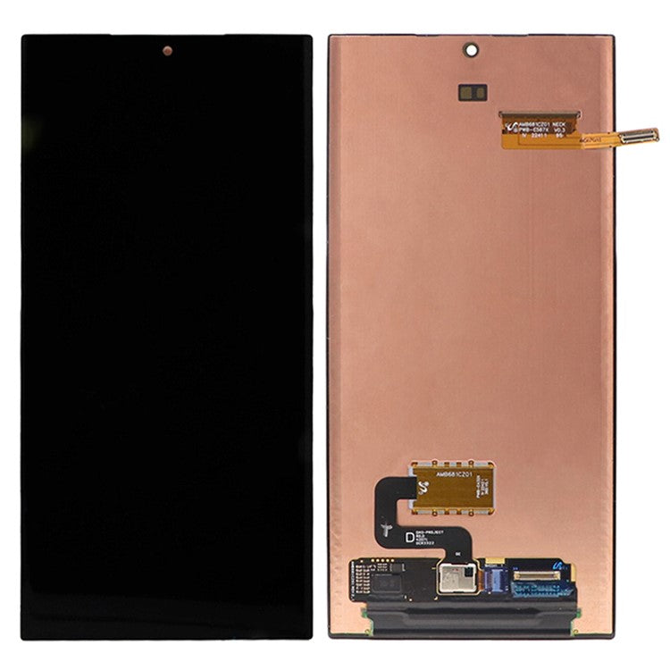 För Samsung Galaxy S23 Ultra S918 6,8" Grade S OEM AMOLED-skärm och ersättningsdel för digitaliseringsenhet