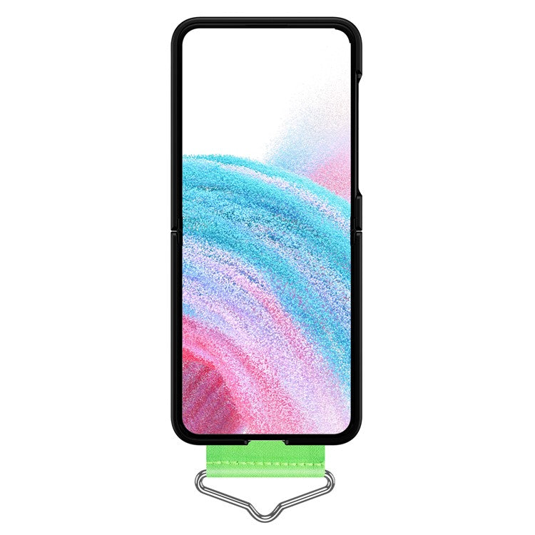 For Samsung Galaxy Z Flip5 5G Hard PC Phone Cover Protective Case with B-Shape Ring Holder