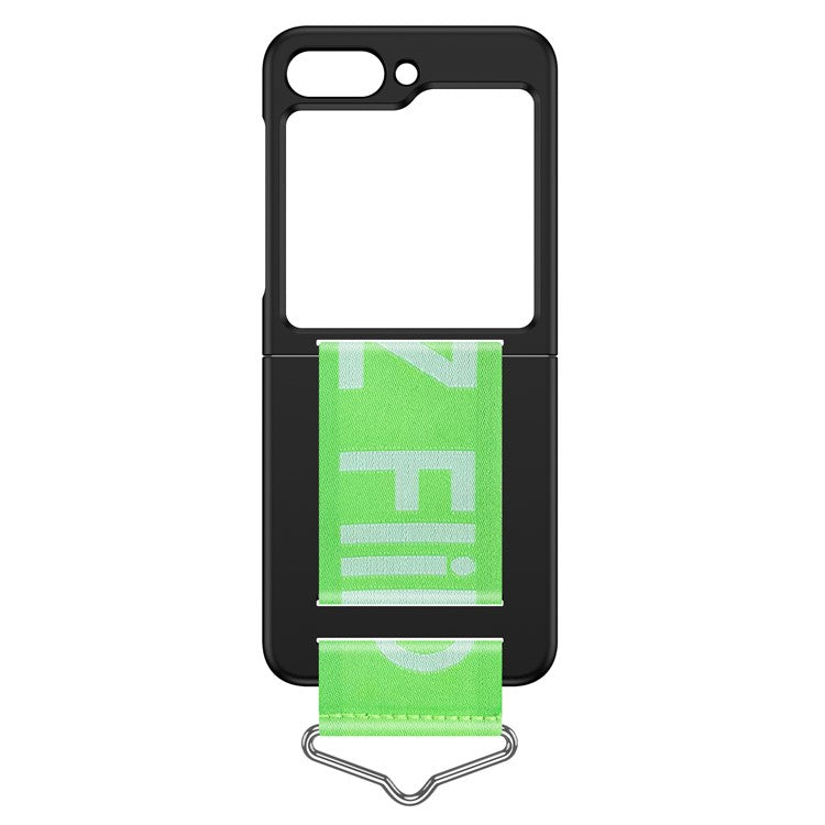 For Samsung Galaxy Z Flip5 5G Hard PC Phone Cover Protective Case with B-Shape Ring Holder