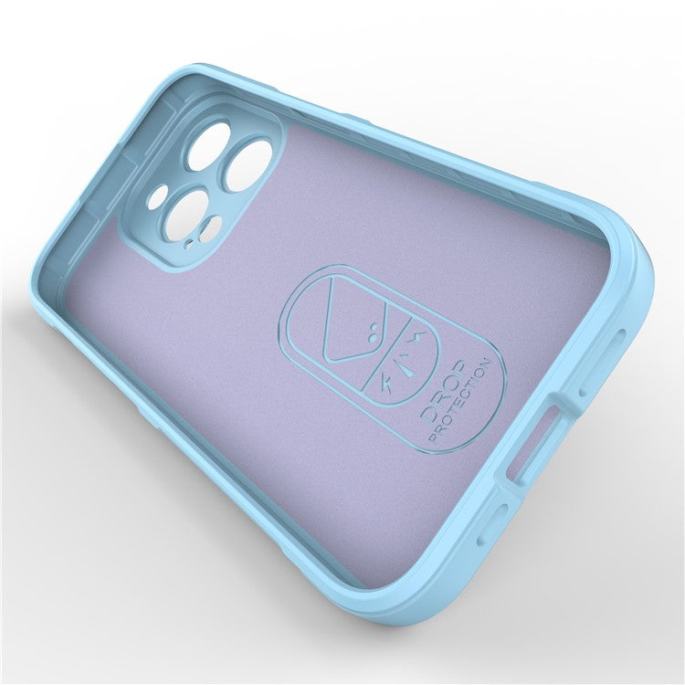 För iPhone 15 Pro Max Anti-Scratch TPU Mobiltelefonfodral Anti-drop Robust telefonbaksida