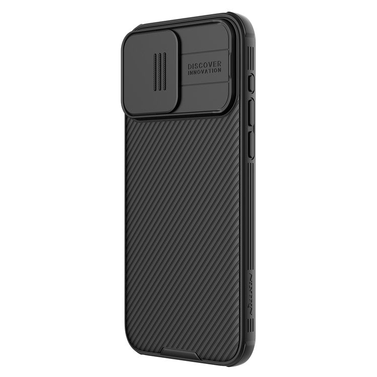 NILLKIN CamShield Pro Series för iPhone 15 Pro Max telefonfodral Skjut kameraskydd Anti-drop PC+TPU skal