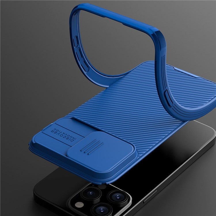 NILLKIN CamShield Pro Series för iPhone 15 Pro Max telefonfodral Skjut kameraskydd Anti-drop PC+TPU skal