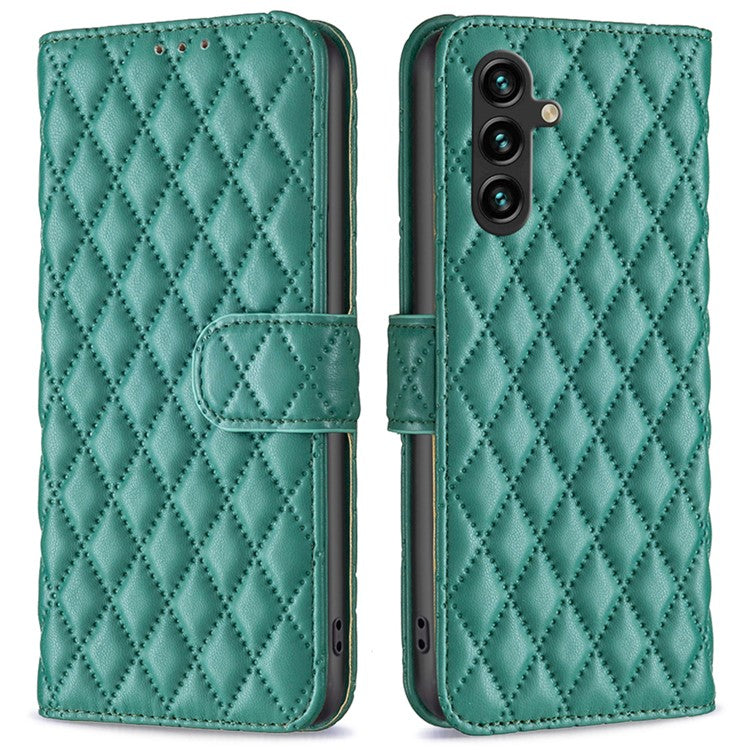 BINFEN COLOR BF Style-14 for Samsung Galaxy A05s 4G Case Imprinted Wallet Stand Leather Phone Cover