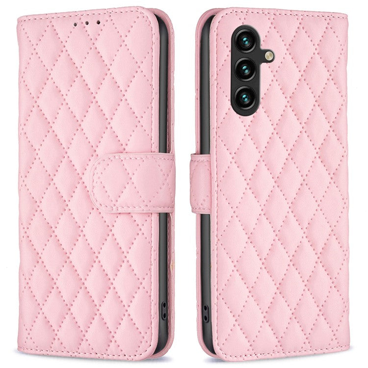 BINFEN COLOR BF Style-14 for Samsung Galaxy A05s 4G Case Imprinted Wallet Stand Leather Phone Cover