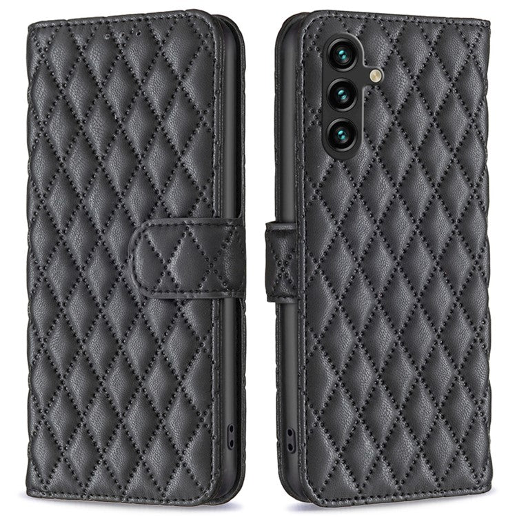 BINFEN COLOR BF Style-14 for Samsung Galaxy A05s 4G Case Imprinted Wallet Stand Leather Phone Cover