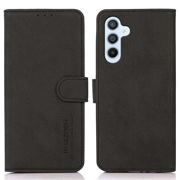KHAZNEH For Samsung Galaxy A15 4G Case PU Leather Wallet Anti-drop Phone Stand Cover