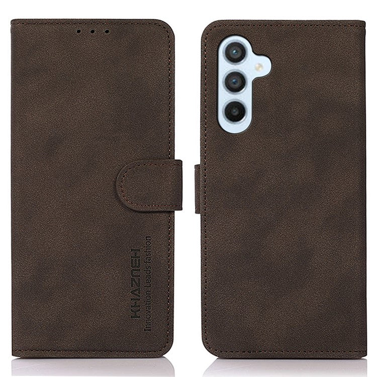 KHAZNEH For Samsung Galaxy A15 4G Case PU Leather Wallet Anti-drop Phone Stand Cover