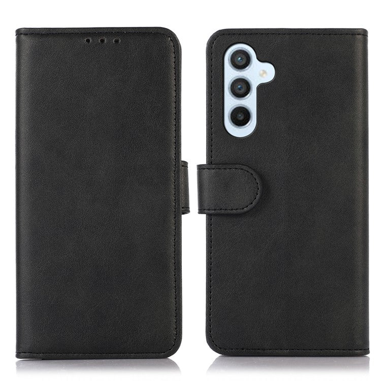 For Samsung Galaxy A25 5G (Global) (161.0 x 76.5 x 8.3mm) Case Cowhide Texture PU Leather Wallet Cover