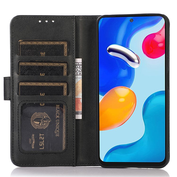 For Samsung Galaxy A25 5G (Global) (161.0 x 76.5 x 8.3mm) Case Cowhide Texture PU Leather Wallet Cover