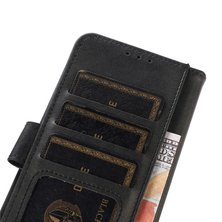 For Samsung Galaxy A25 5G (Global) (161.0 x 76.5 x 8.3mm) Case Cowhide Texture PU Leather Wallet Cover