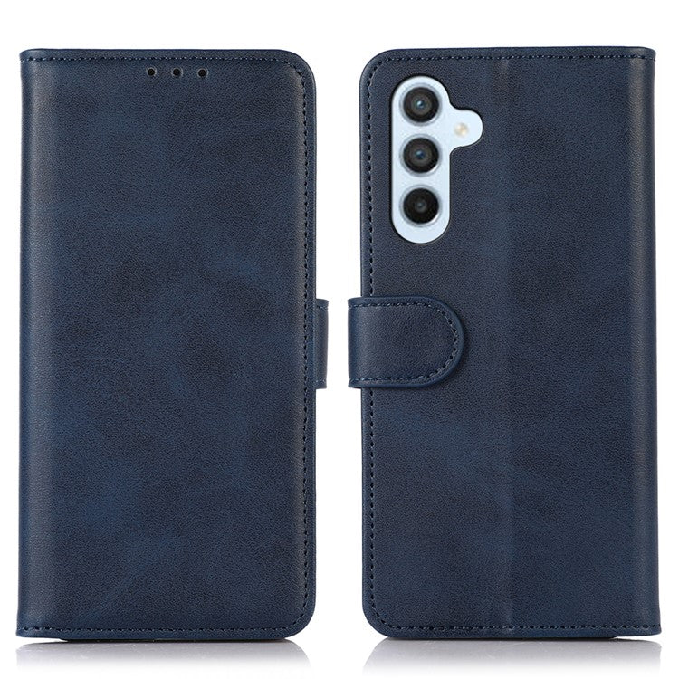 For Samsung Galaxy A25 5G (Global) (161.0 x 76.5 x 8.3mm) Case Cowhide Texture PU Leather Wallet Cover