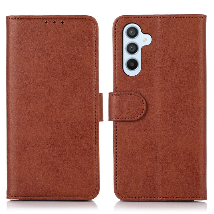 For Samsung Galaxy A25 5G (Global) (161.0 x 76.5 x 8.3mm) Case Cowhide Texture PU Leather Wallet Cover