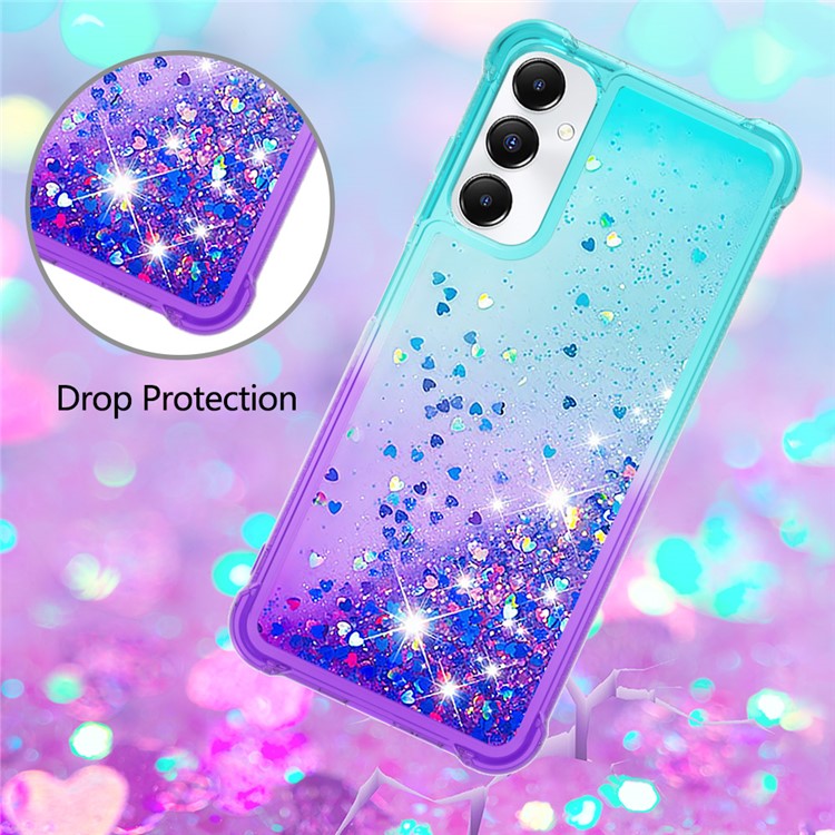 For Samsung Galaxy A05s 4G TPU Case Gradient Quicksand Phone Back Cover