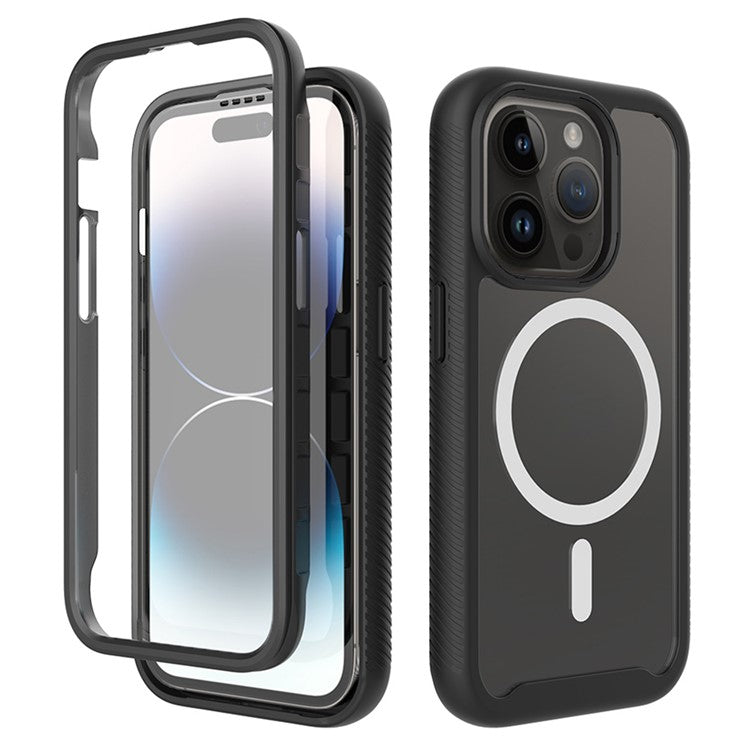 Starry Series för iPhone 15 Pro Max Fodral PET-skärmfilm telefonfodral Kompatibel med MagSafe