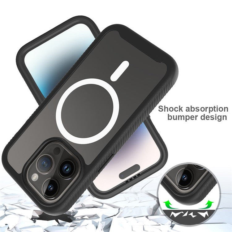 Starry Series för iPhone 15 Pro Max Fodral PET-skärmfilm telefonfodral Kompatibel med MagSafe