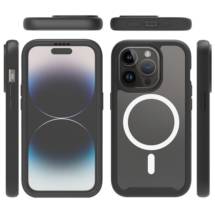 Starry Series för iPhone 15 Pro Max Fodral PET-skärmfilm telefonfodral Kompatibel med MagSafe
