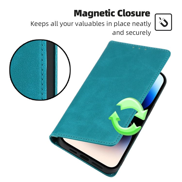 For Samsung Galaxy A05s 4G Phone Case PU Leather+TPU Calf Texture Stand Cover
