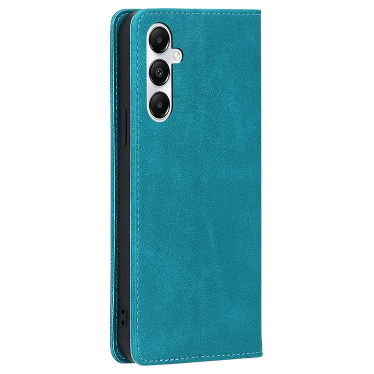For Samsung Galaxy A05s 4G Phone Case PU Leather+TPU Calf Texture Stand Cover
