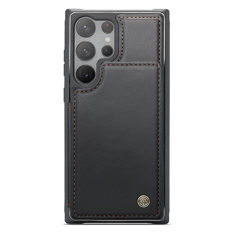For Samsung Galaxy S23 Ultra Phone Case CASEME C22 Leather Back Cover with RFID Blocking Card Slots