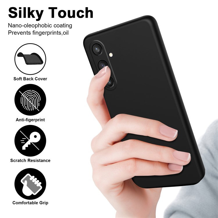 För Samsung Galaxy S24+ Fodral Anti-Drop gummibelagt 2,2 mm TPU telefonskal