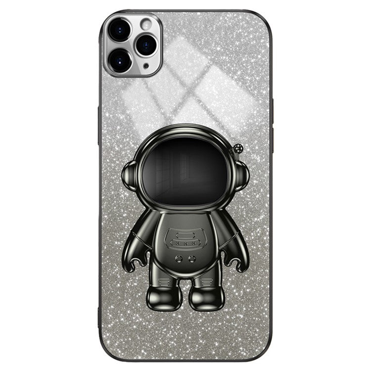 For iPhone 11 Pro Max Case Shockproof PC+TPU Shell Astronaut Kickstand Cell Phone Cove