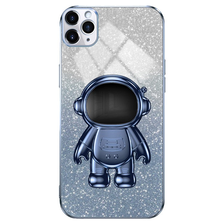 For iPhone 11 Pro Max Case Shockproof PC+TPU Shell Astronaut Kickstand Cell Phone Cove