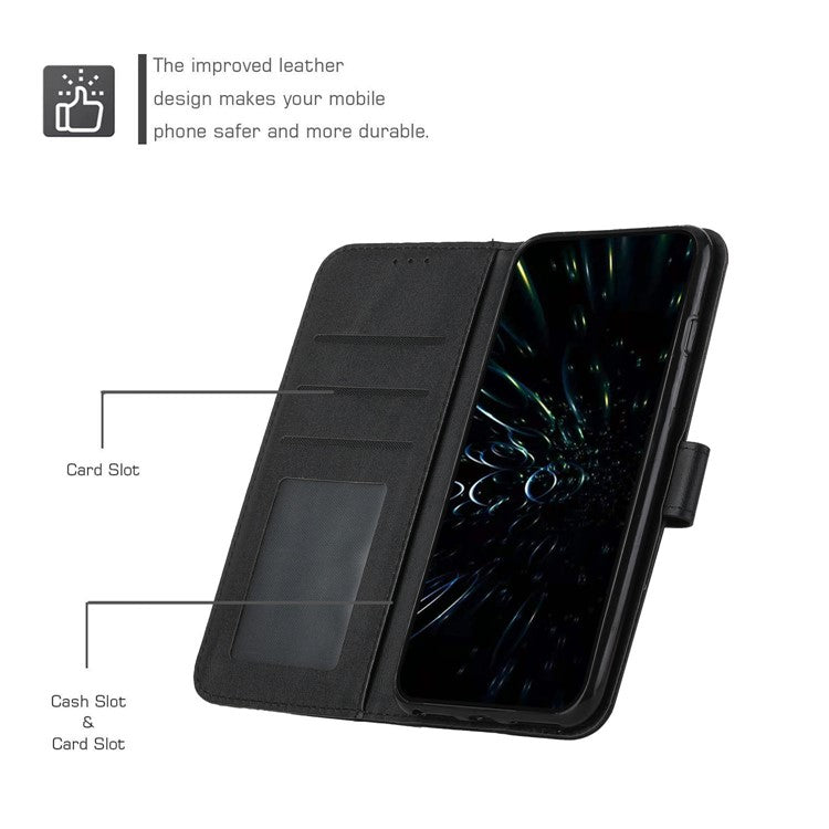 For Samsung Galaxy A05s 4G Case PU Leather Protective Phone Cover