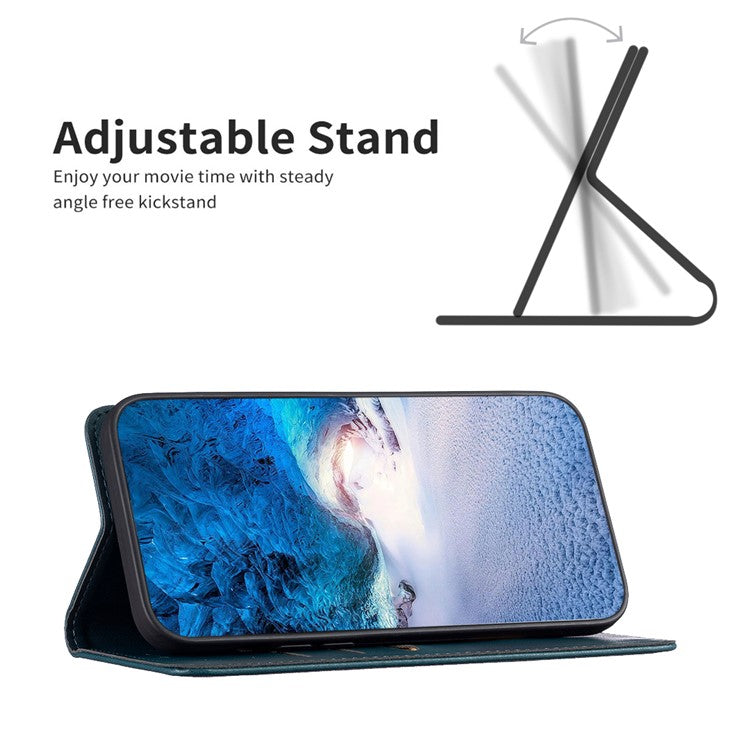 BINFEN COLOR BF18 For Samsung Galaxy A35 5G Case PU Leather Card Holder Cover