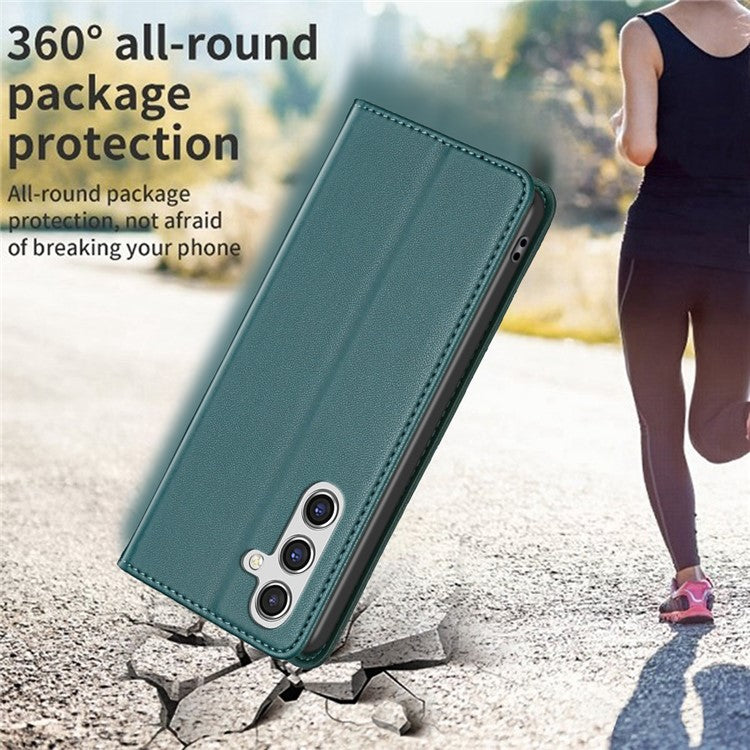 BINFEN COLOR BF18 For Samsung Galaxy A35 5G Case PU Leather Card Holder Cover