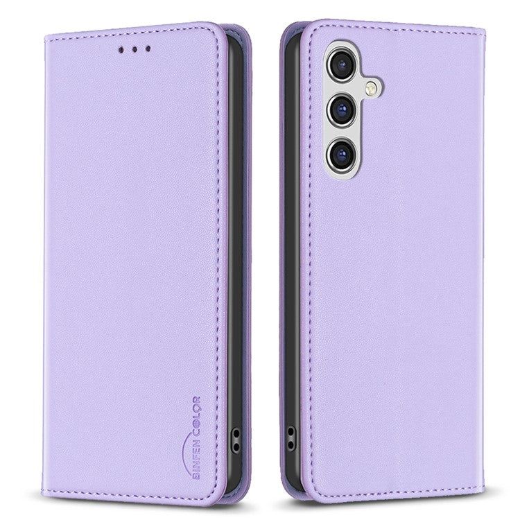 BINFEN COLOR BF18 For Samsung Galaxy A35 5G Case PU Leather Card Holder Cover