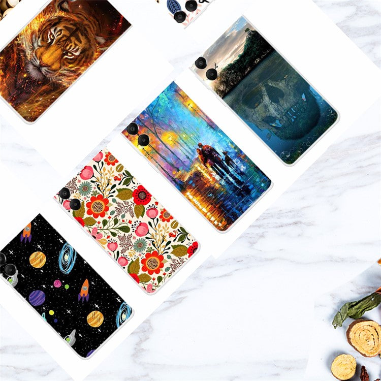 For Samsung Galaxy A05s 4G Case Pattern Printing Soft TPU Mobile Phone Back Cover
