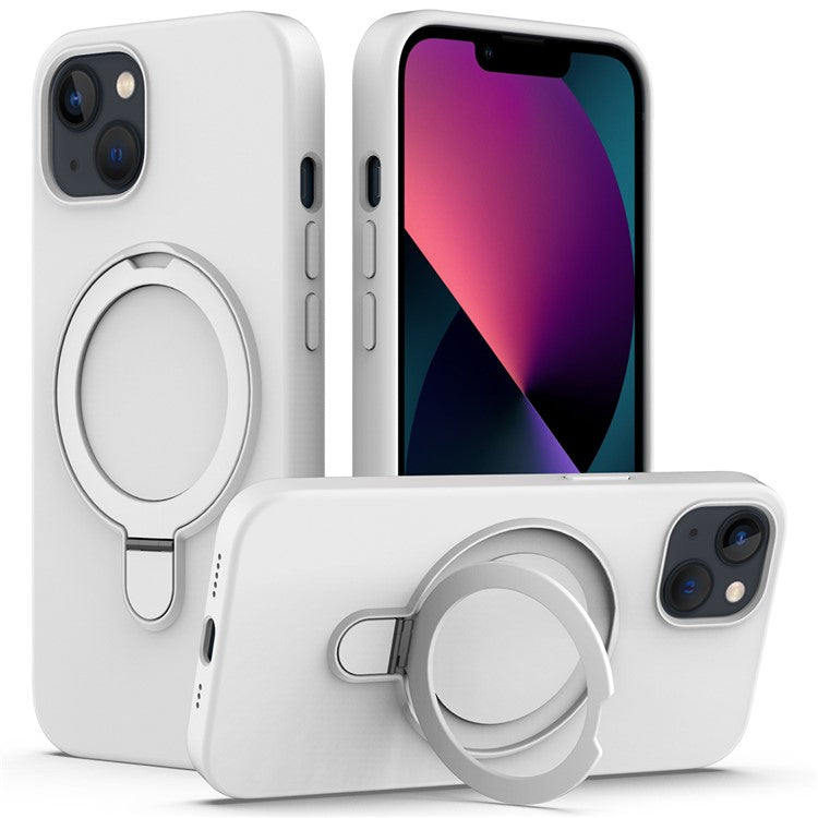 För iPhone 14 Magnetfodral Ringhållare Kickstand Cover Kompatibel med MagSafe