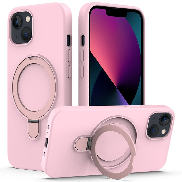 För iPhone 14 Magnetfodral Ringhållare Kickstand Cover Kompatibel med MagSafe