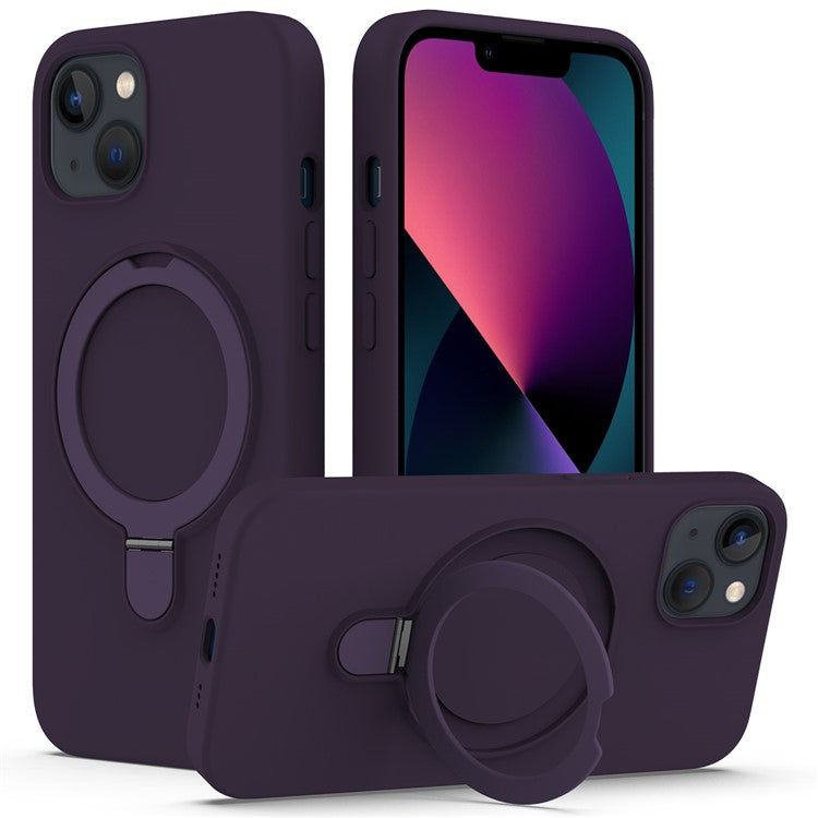 För iPhone 14 Magnetfodral Ringhållare Kickstand Cover Kompatibel med MagSafe
