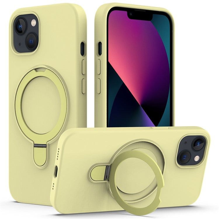 För iPhone 14 Magnetfodral Ringhållare Kickstand Cover Kompatibel med MagSafe