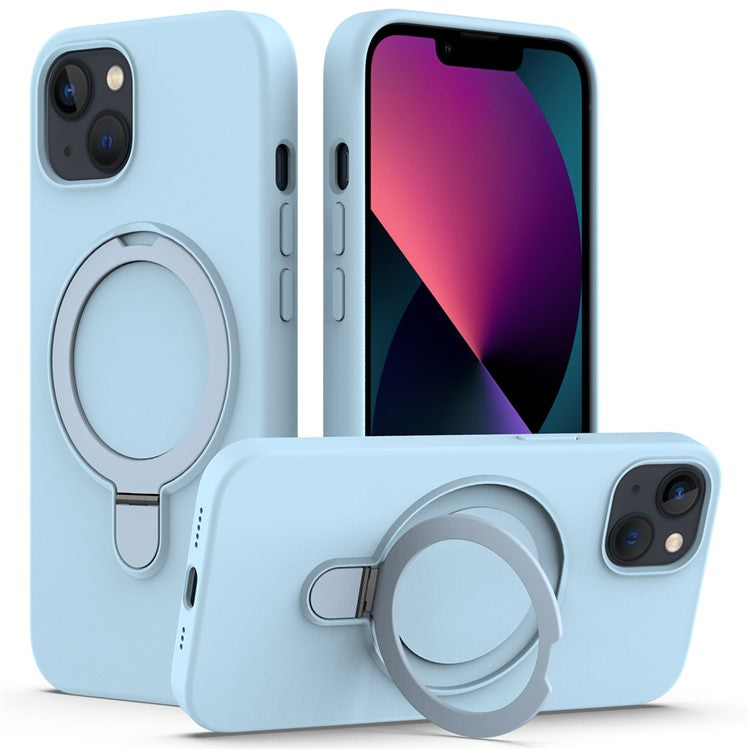 För iPhone 14 Magnetfodral Ringhållare Kickstand Cover Kompatibel med MagSafe