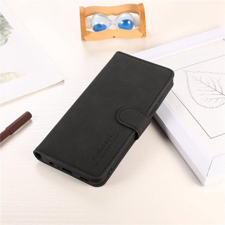KHAZNEH For Samsung Galaxy A55 5G Suede Texture Protective Leather Cover