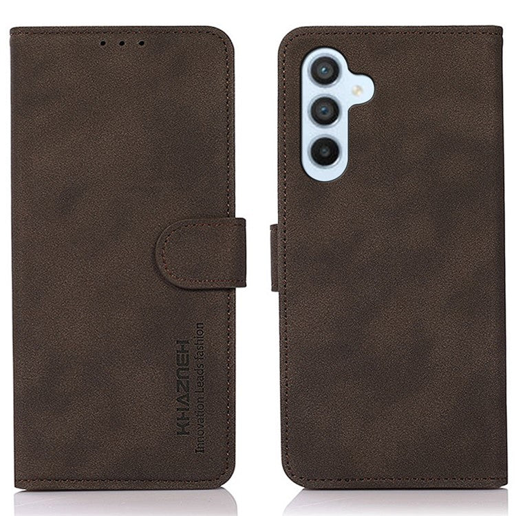 KHAZNEH For Samsung Galaxy A55 5G Suede Texture Protective Leather Cover