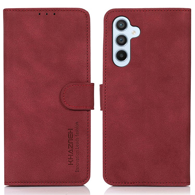 KHAZNEH For Samsung Galaxy A55 5G Suede Texture Protective Leather Cover