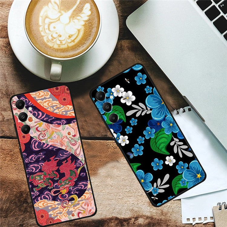 For Samsung Galaxy A05s 4G Soft TPU Case Phone Protective Cover Pattern Printing